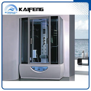 Cheap Aqua Glass Sauna Steam Shower Cabin